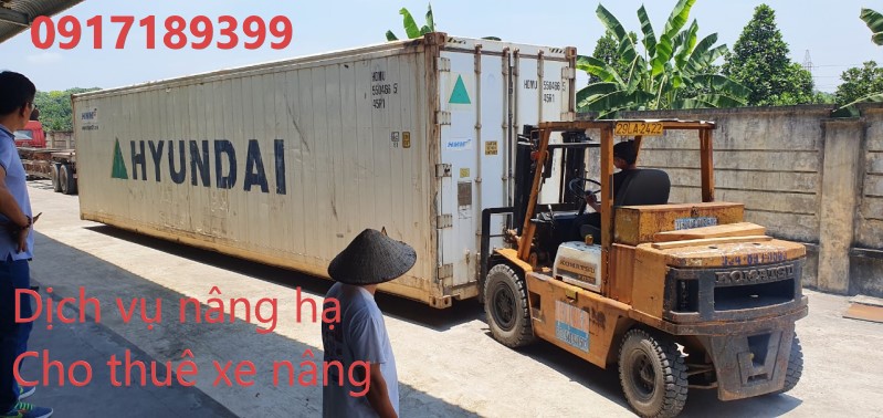 Dịch vụ nâng hạ container 40f